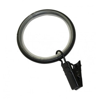 Kovinski obročki za zavese s ščipalkami v kompletu 10 ks Eta + Theta – SP TREND