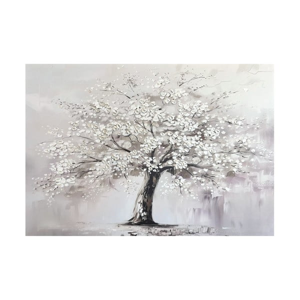 Slika z ročno naslikanimi elementi 70x100 cm White Tree – Styler