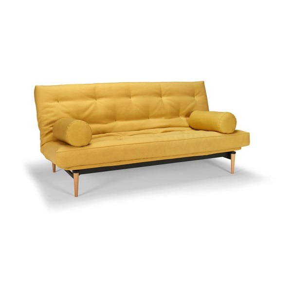 Rumena kavč postelja Inovacije Colpus Soft Mustard Flower
