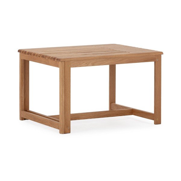 Klubska mizica iz masivnega hrasta v naravni barvi 60x70 cm Unai – MOME-image-3