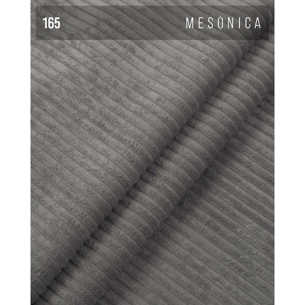 Siv tabure iz rebrastega žameta Fluvio – MESONICA-image-4
