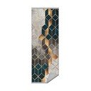 Bela/modrozelena pralna preproga 80x200 cm – Mila Home
