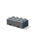 Otroška temno siva škatla za shranjevanje z 2 predaloma LEGO®