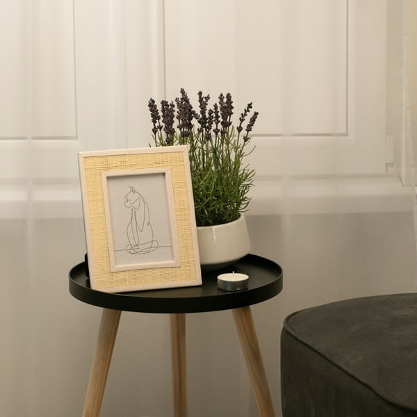 Plastičen stoječ okvir v naravni barvi 21x26 cm Rafi – Restilo-image-1