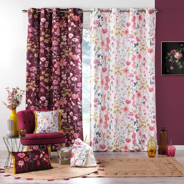Žametna zavesa 140x240 cm Florabella – douceur d'intérieur-image-4