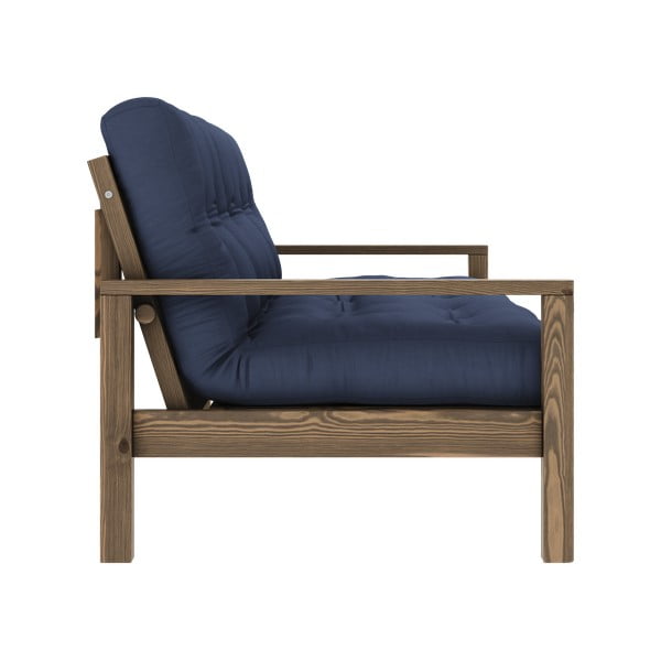 Temno modra raztegljiva sedežna garnitura 205 cm Knob – Karup Design-image-4