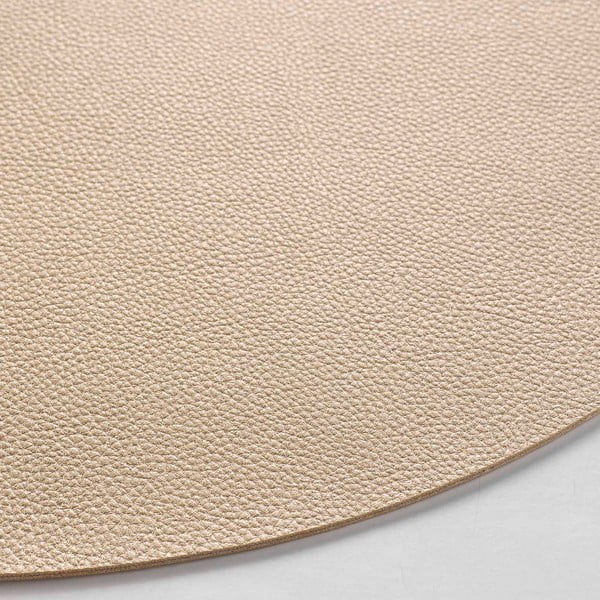 Pogrinjek iz imitacije usnja ø 38 cm Granis – douceur d'intérieur-image-1