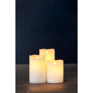 LED sveče v kompletu 3 ks (višina 15 cm) Sara Exclusive – Sirius