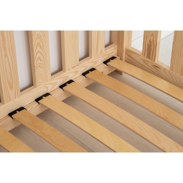 Otroška postelja iz masivnega bora 120x200 cm CPN – Adeko-image-3