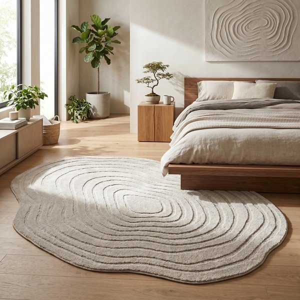 Bež preproga 160x230 cm Pebble – ESTE-image-1