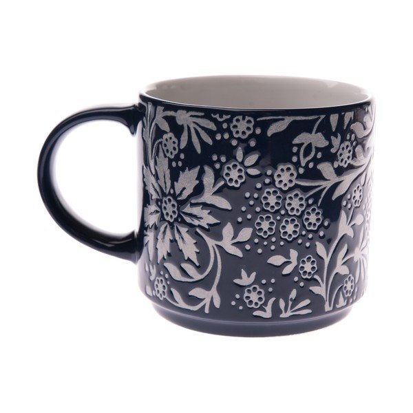 Modra keramična skodelica 390 ml Bloom – Dakls