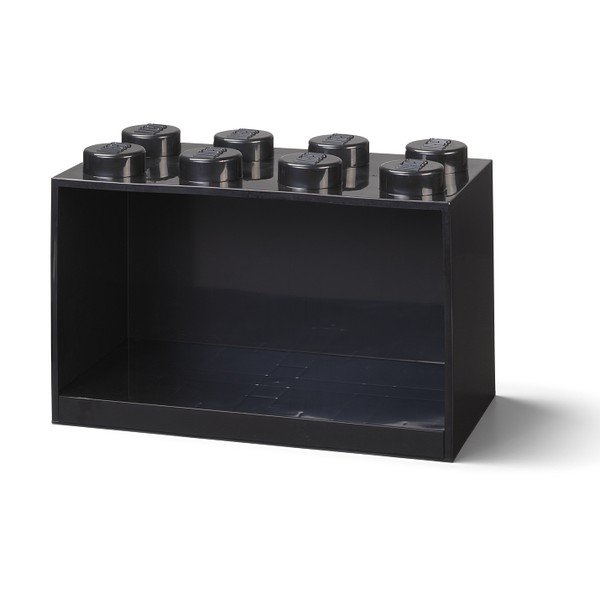 Otroška črna stenska polica LEGO® Brick 8-image-2