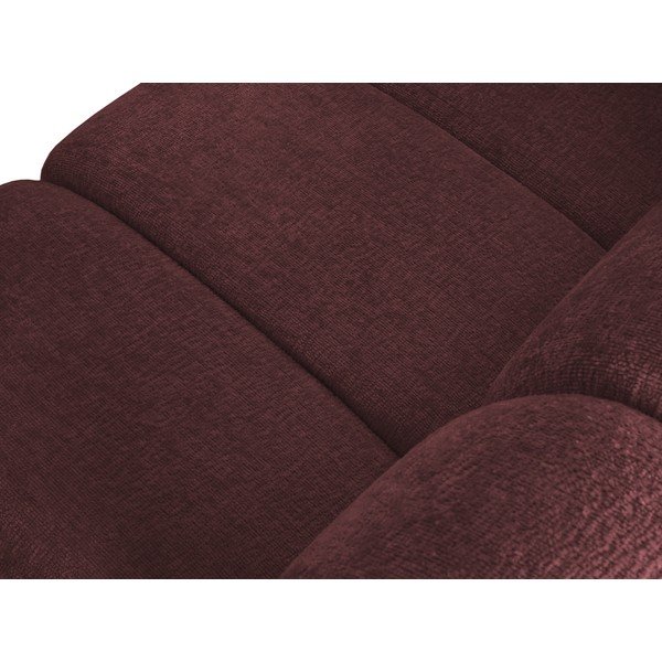 Bordo rdeča sedežna garnitura 367 cm Lupine – Micadoni Home-image-1