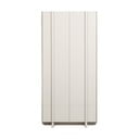 Kremno bela modularna omarica iz masivnega bora 101x210 cm Basu – WOOOD