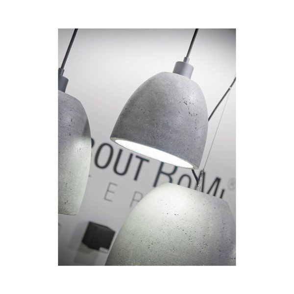 Viseča betonska svetilka Citylights Malaga, ⌀ 21 cm-image-1