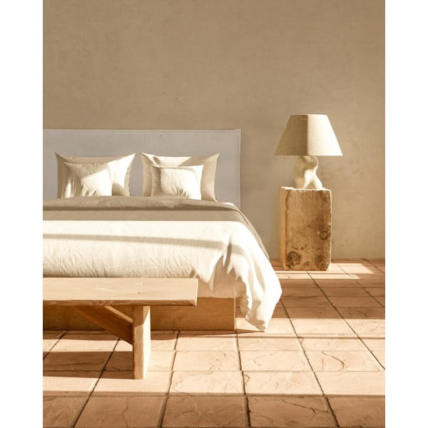 Bež oblazinjeno vzglavje 160x100 cm Edmond – Really Nice Things-image-1