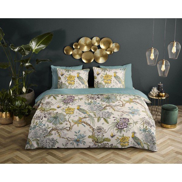 Posteljnina iz organskega bombaža Descanso Daisy, 140 x 220 cm-image-1