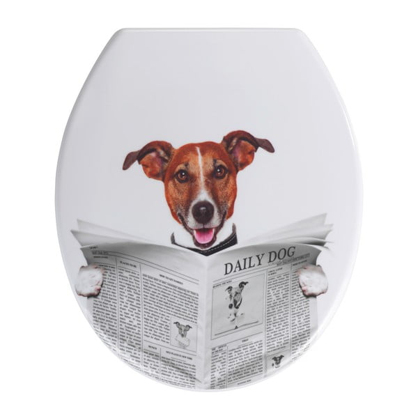 Deska za WC školjko Wenko Daily Dogs, 45 x 38 cm