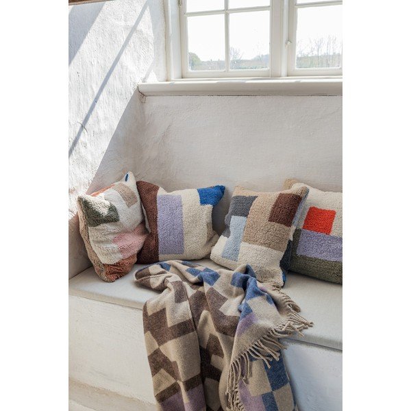 Bombažna prevleka za blazino 50x50 cm Brick – Mette Ditmer Denmark-image-1