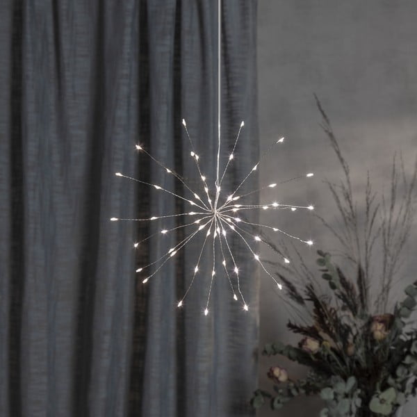 Viseča LED svetlobna dekoracija Star Trading Hanging Firework Light Rainbow, ø 26 cm