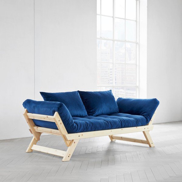 Spremenljiv kavč Karup Bebop Natural/Velvet Navy-image-1