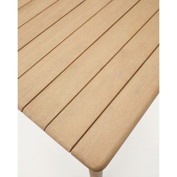 Vrtna miza iz masivne akacije 135x135 cm Sori – Kave Home-image-4