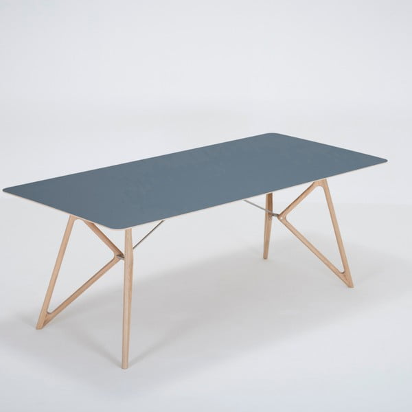 Jedilna miza iz hrastovega lesa 200x90 cm Tink - Gazzda