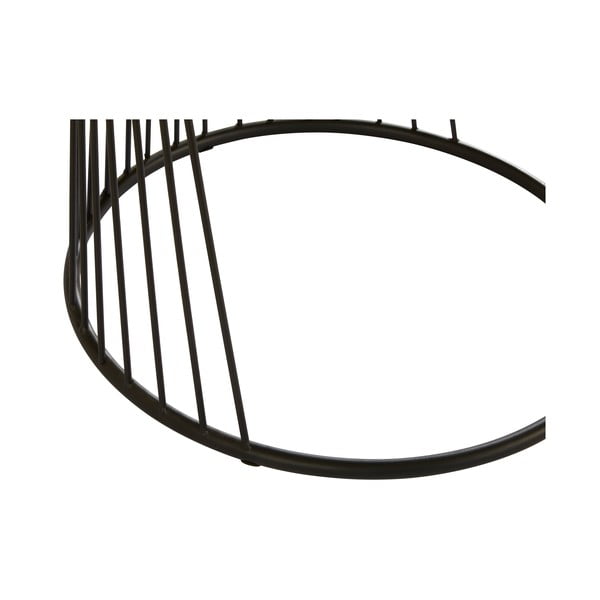 Okrogle stranske mizice s stekleno mizno ploščo v kompletu 2 ks Trento – Premier Housewares-image-3