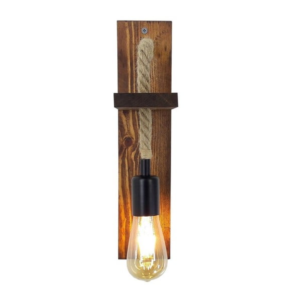 Stenska svetilka iz borovega lesa Galinos-image-1