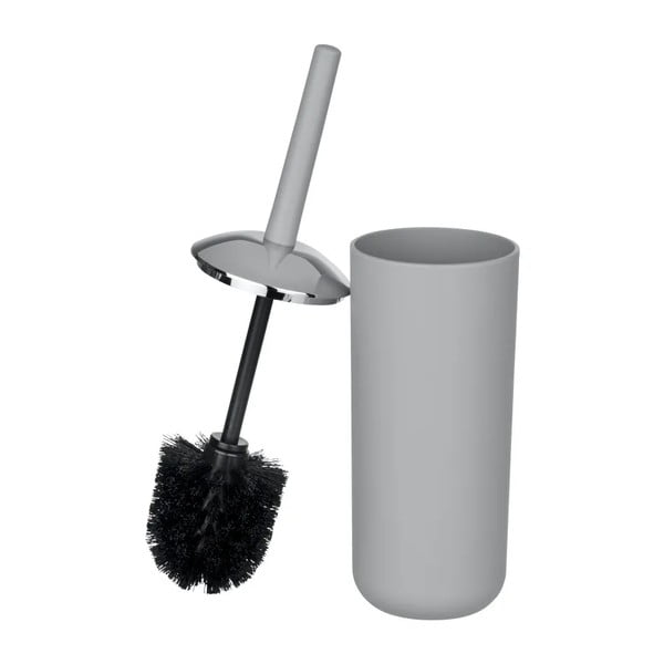 Siv plastičen komplet pripomočkov za kopalnico Brasil – Wenko-image-3