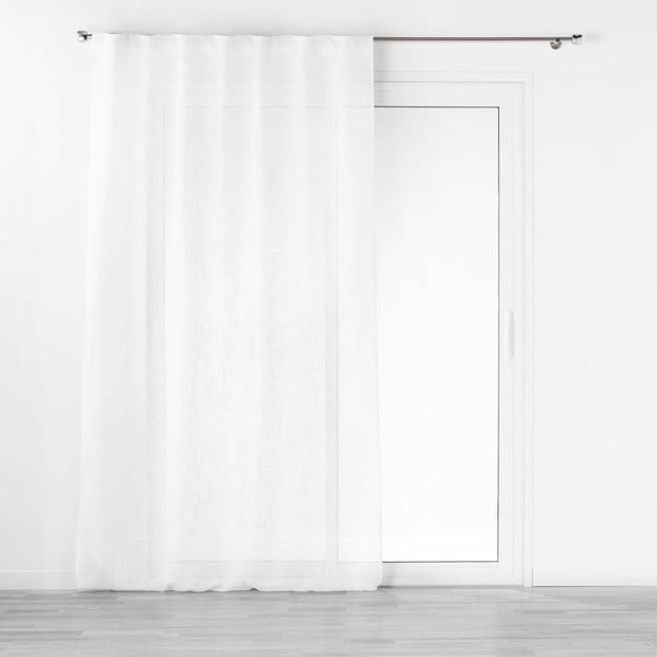Bela prosojna zavesa 140x240 cm Haltona – douceur d'intérieur