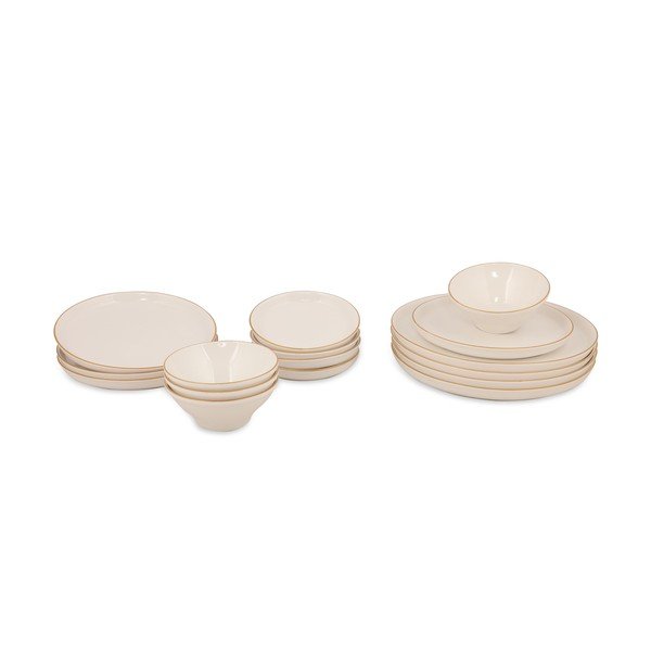 Jedilni set iz porcelana 16 kos Basic - Güral Porselen-image-2
