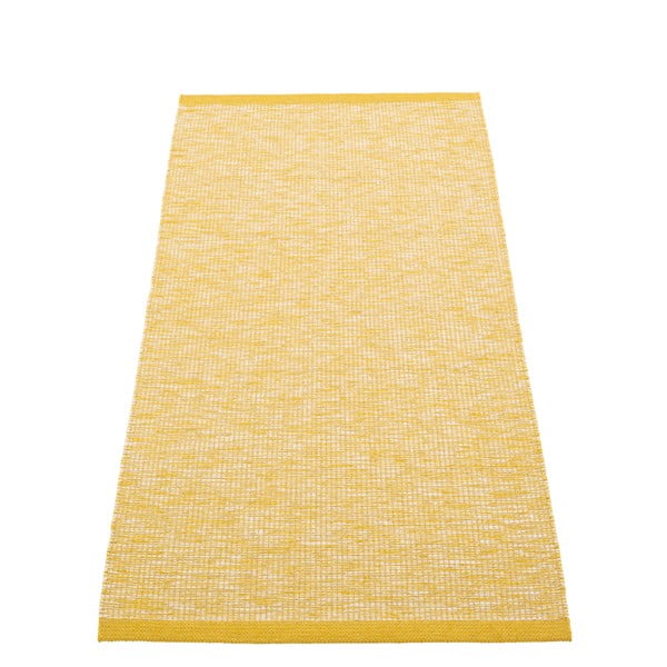 Gorčično rumen zunanji in notranji tekač 70x150 cm Sam Mustard – Pappelina