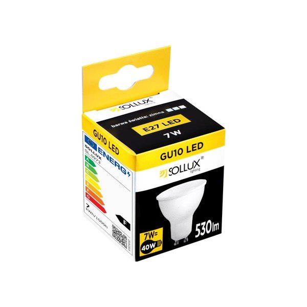 Nevtralna LED žarnica z žarnico GU10, 7 W – Sollux-image-1