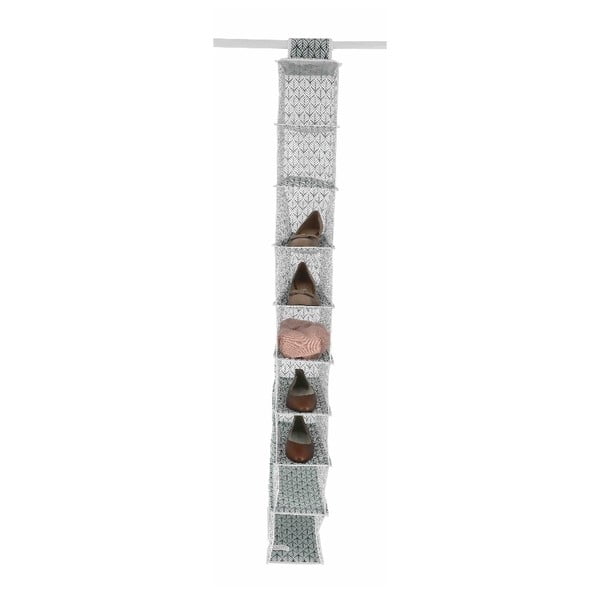 Svetlo siv viseči organizator z 9 predali Compactor Vetements, širina 15 cm-image-2