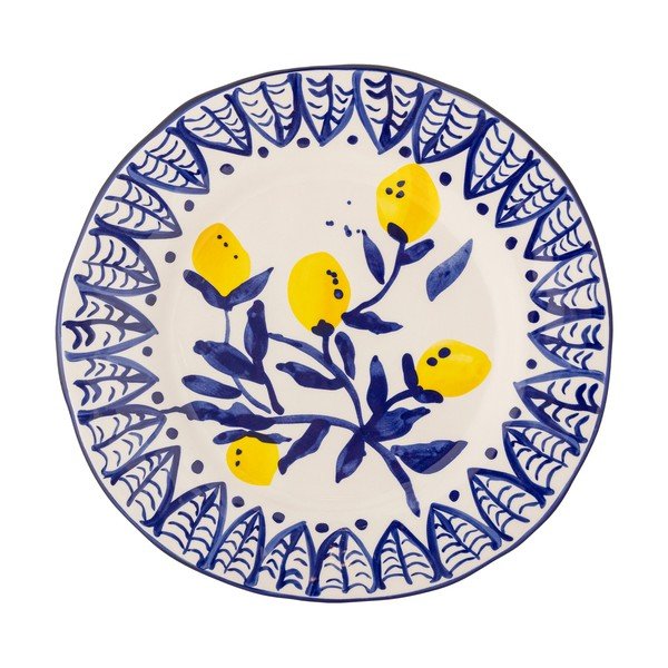 Bel/moder servirni krožnik iz kamenine ø 27 cm Maxima – Bloomingville-image-4
