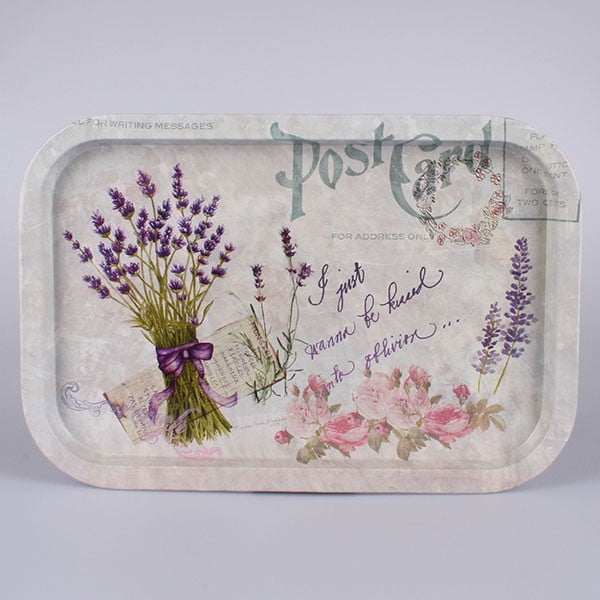 Tin Tray Lavender razglednica