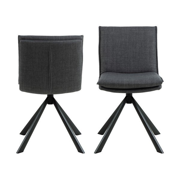 Temno siv jedilni stol Flynn – Actona-image-3