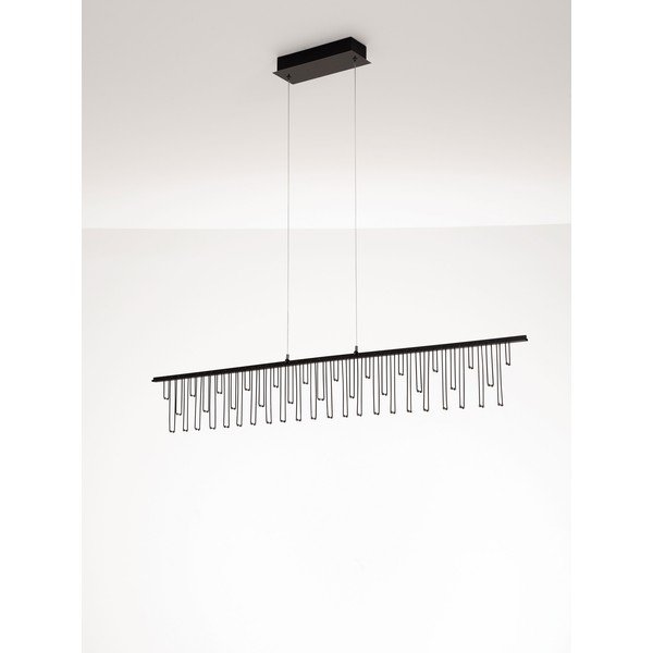 Aluminijasta LED zatemnitvena viseča svetilka v sijajno srebrni barvi Stellar – Nova Luce-image-4