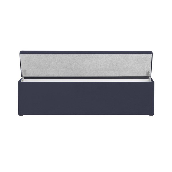 Temno modra otomanka Mazzini Sofas Ancona, 160 x 47 cm-image-1