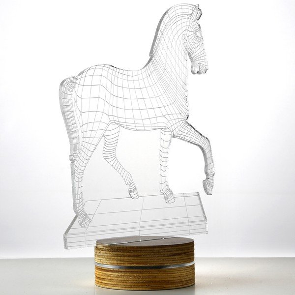 3D namizna svetilka Veliki konj-image-1