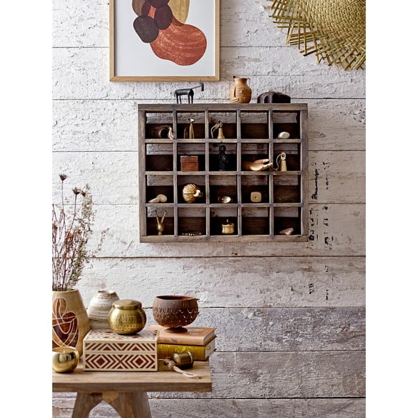 Rjava dekorativna lesena škatla za shranjevanje 6,5x4,5x4 cm Cemile – Bloomingville-image-3