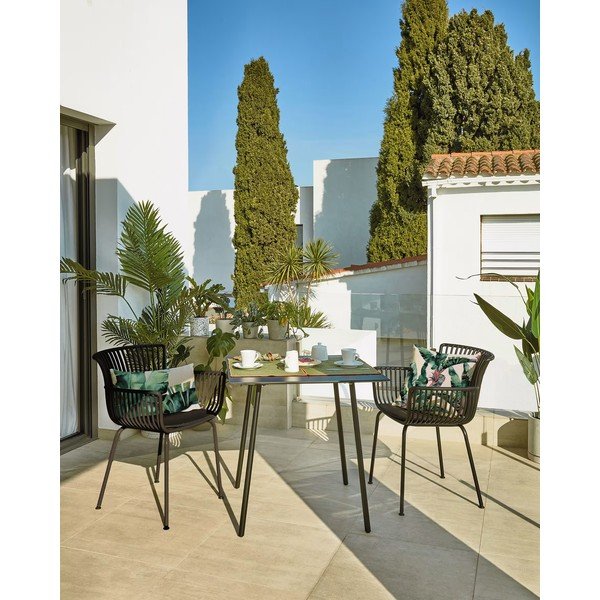 Črna miza Kave Home Ulrich, 75 x 75 cm-image-3