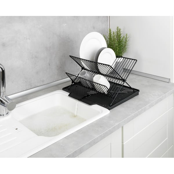 Temno siv odcejalnik Wenko Nelia, 34 x 40 cm-image-1