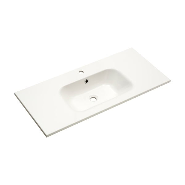 Beli umivalnik iz litega marmorja 101x46 cm Set 923 - Pelipal