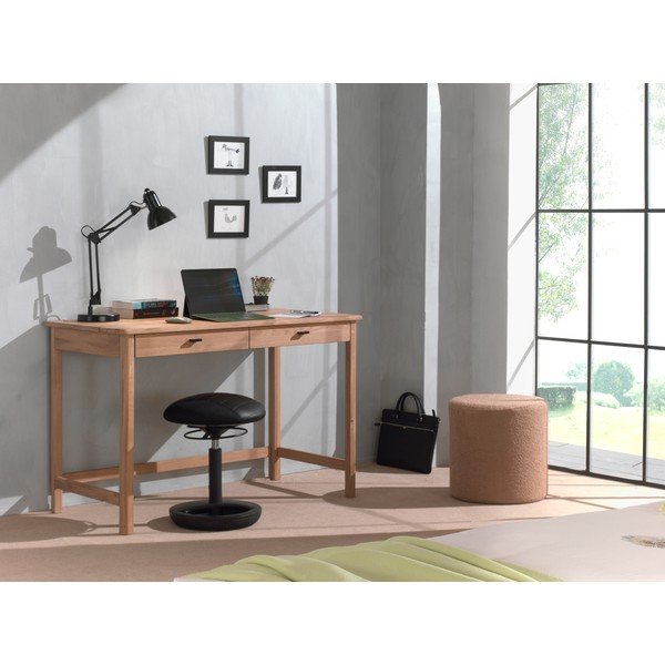 Otroška pisalna miza iz masivnega hrasta 60x120 cm Forrest – Vipack-image-1