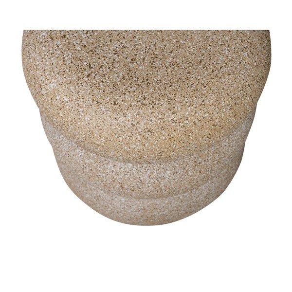 Okrogla vrtna mizica v kamnitem dekorju ø 40 cm Laurel – WOOOD-image-3