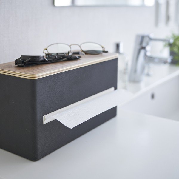 Kovinska škatla za robčke Rin – YAMAZAKI-image-4