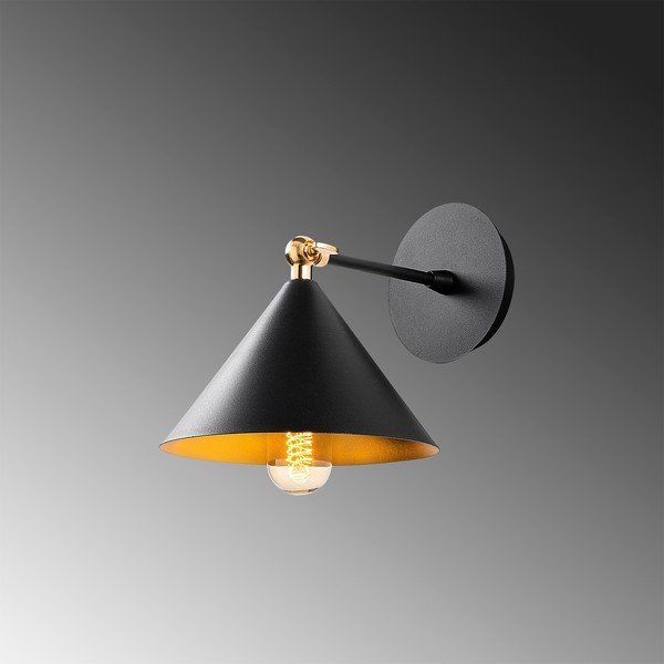 Črna stenska svetilka Berceste – Opviq lights-image-3
