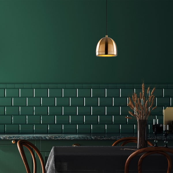 Viseča svetilka v bronasti barvi s kovinskim senčnikom ø 17 cm Mugo – Opviq lights-image-2